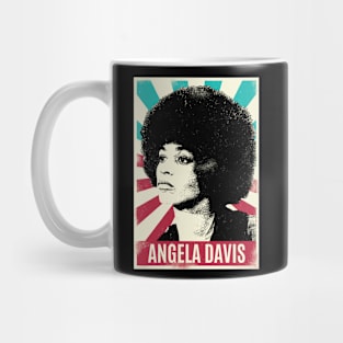 Vintage Retro Angela Davis Mug